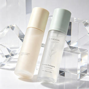 100ml Clear Frosted PET Plastic Cylinder Fine <b>Mist</b> Spray <b>Bottles</b> for Perfume Toner Moisturizer Remover Custom Cosmetic Packaging - Product Image 3