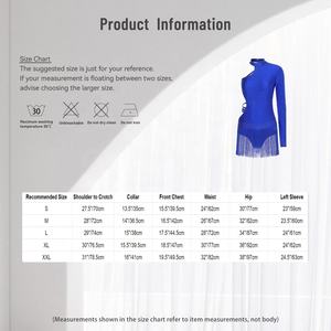 Traje de Práctica de Danza Latina <span class=keywords><strong>para</strong></span> <span class=keywords><strong>Mujer</strong></span>, Body, Leotardo, Mono <span class=keywords><strong>para</strong></span> Chachachá, <span class=keywords><strong>Tango</strong></span>, Bailes de Graduación, <span class=keywords><strong>Ropa</strong></span> de Entrenamiento, <span class=keywords><strong>Ropa</strong></span> de Danza Personalizada - Product Image 6