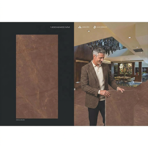 Dalles en porcelaine Vistaar Breccia aspect marbre brisé 4x8 pieds 120x240 cm pour sols et murs Marbres de quartz - Product Image 3