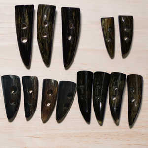 Broches Artesanales de Cuerno de Búfalo Negro, Cierres Duraderos para Prendas al Mejor Precio - Product Image 4