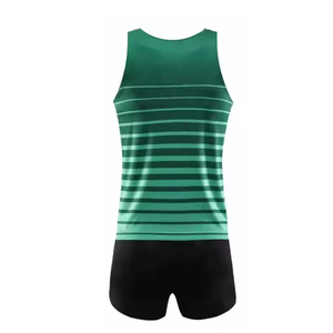 Ensemble d'uniformes d'athlétisme professionnels personnalisés, légers et ajustés, prix de gros, nouvelle arrivée - Product Image 3