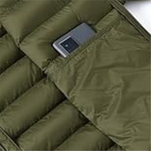 Chaqueta Acolchada con Bordado de Camuflaje de Marca Privada OEM, Chaqueta Ligera y Cálida Rellena de Poliéster, Certificada por la CE - Product Image 5