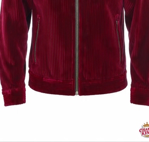 Veste en velours côtelé Mehrun pour homme, col rabattu, fermeture à boutons - Product Image 4