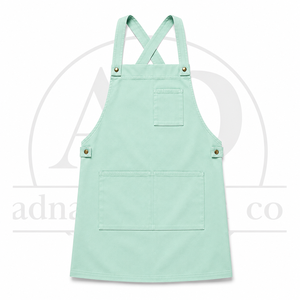 Custom Cross Back <b>Apron</b> | Adjustable Cotton Canvas Chef <b>Apron</b> | Restaurant <b>Kitchen</b> Barista BBQ Cooking <b>Apron</b> | OEM & ODM - Product Image 5