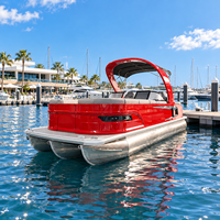 Bateau de location commercial à plusieurs coques pour sports nautiques, type Tritoon, avec vestiaire, à vendre avec moteur hors-bord de 250 CV, Sydney, Australie
