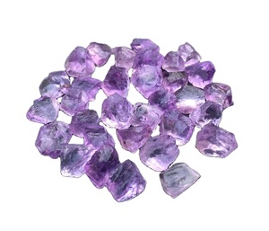 Piedras naturales de amatista rosa, piedras naturales curativas, para hacer joyas, colección de piedras, 50 piezas - Product Image 1