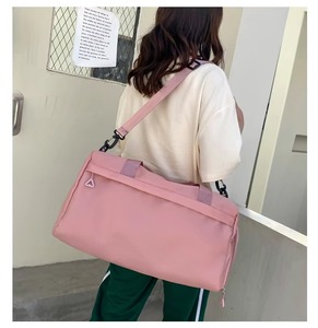 Diagonal Durable <b>Nylon</b> Zipper Closure Adjustable Strap 40-55L Capacity Luggage Bag Fitness Training Yoga Duffel <b>Tote</b> Travel - Product Image 2