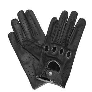 Gants de Conduite Décontractés Unisexe en Peau de Mouton Respirante, Style Sportif, Coupe Ajustée, Doigts Entiers, Quatre Saisons - Product Image 3
