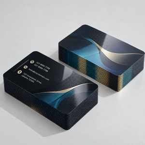 Tarjetas de Visita de Lujo con Impresión Brillante, Logotipo, Código QR, Tarjetas de Felicitación de Boda, Tarjetas de Agradecimiento, Tarjetas VIP de Crédito, Tarjetas de PVC Personalizadas - Product Image 1