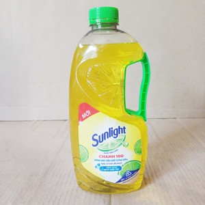 Dishwashing Bottle Sunlight Caring Lemon 1.5l X 9 Bottles - Product Image 2