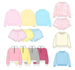 Sweat-shirt personnalisé en molleton doux avec broderie et patch, col rond classique, pour femme, hiver - Product Image 6