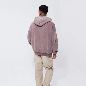 เสื้อฮู้ดดี้ฤดูหนาวคุณภาพสูง ผ้าฝ้าย 100% ซักกรด ระบายอากาศ แห้งเร็ว ลายพิมพ์ดีไซเนอร์ สไตล์วินเทจแนวสตรีท รับผลิตแบบ OEM - Product Image 5