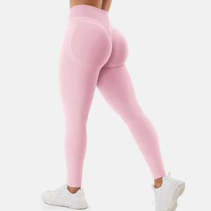 High Waist Gym Pants Pockets Elastic Soft Tight Yoga <b>Leggings</b> for Girls Custom Fitness Wear Solid <b>Pattern</b> Pakistan Made - Product Image 3