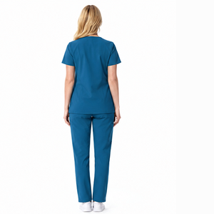 Tenue Médicale Personnalisée pour Médecins et Infirmières – Ensemble Blouse et Pantalon Unisexe pour Hôpitaux et Soins de Santé – Vente en Gros Fabricant - Product Image 2
