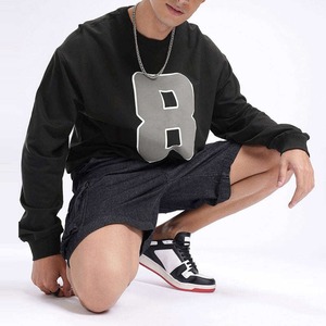 Sweat-shirts pour hommes personnalisés de haute qualité en gros, style streetwear, 100% coton molletonné, tricotés, col ras du cou, coupe courte - Product Image 4