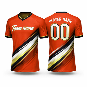 Nouveau style de maillot de football personnalisé, maillot de football entièrement imprimé, maillot de football par sublimation, t-shirts de sport pour hommes - Product Image 3