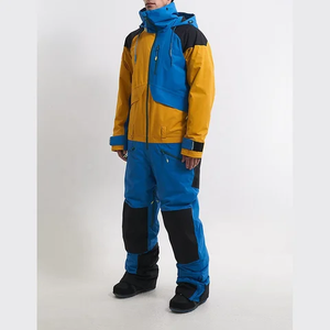 Traje Deportivo Impermeable y Cortavientos para Hombre, Sudadera con Capucha para Esquí, Ropa Deportiva, Ropa de Safari, Sudadera con Capucha de Forro Polar para Esquí y Nieve, Color Gris Camuflaje - Product Image 6