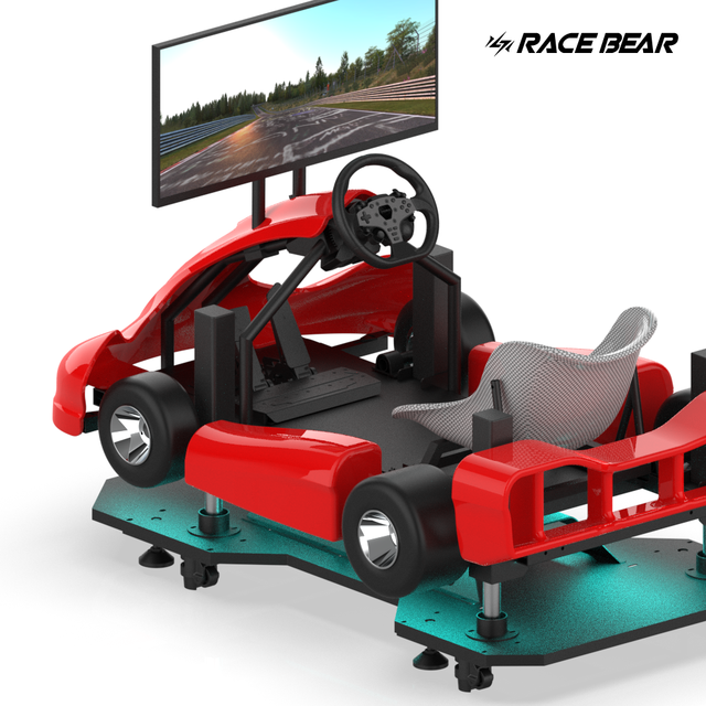 Sim Racing Simulator | Commercial Kart Racing Sim for FEC & All Ages | Racebear Karting Simulator