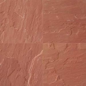 Dalles de parement mural extérieur en grès, surface fendue rustique, panneaux de pierre rouge, pierre à surface fendue rustique - Product Image 3