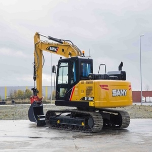Excavatrice sur pneus Sany Sy155w, état presque neuf, puissante machine de 15 tonnes, prête pour les travaux de construction, de terrassement, de voirie et de travaux lourds. - Product Image 5