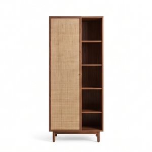 Solid Wood Modern Eco-Friendly Durable Side <b>Table</b> Wooden Nightstand Cabinet Storage for Bedroom Living Room Hotel - Product Image 3