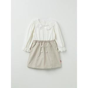 Vestido Coreano OZKIZ para Niñas de 2 a 7 Años, Diseño Sólido, Primavera/Otoño, Moda Infantil al por Mayor - Product Image 1