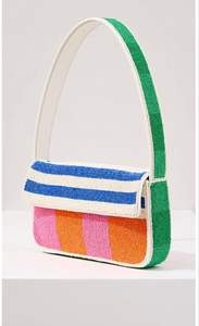 Bolsos de hombro de lujo estilo bohemio con cuentas hechos a mano, ligeros, con cuentas, para verano y bolsos Staud de India, exportados por Craftera. - Product Image 2