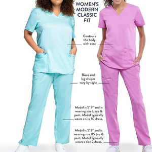 Uniformes Médicos de Alta Calidad, Uniformes de Enfermería a la Moda, Conjunto de Uniformes Clásicos para Mujer, Uniformes de Hospital - Product Image 6
