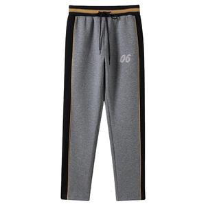 เสื้อฟลีซผู้ชาย Alpha Phi Apha แบบสั่งทำ สีเทา ผ้าฝ้าย ทรงโอเวอร์ไซส์ สวมใส่สบาย ระบายอากาศได้ดี เอวยางยืดปานกลาง ผ้าหนา ลายปัก - Product Image 1