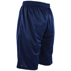 Pantalones Cortos Deportivos de Malla de Poliéster/Algodón de Alta Calidad con Cintura Elástica y Diseño Sólido para Hombre, para Baloncesto y Gimnasio - Product Image 3
