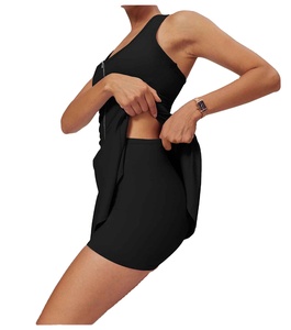 Uniforme de Tenis para Mujer al por Mayor, Falda y Top Flexibles, Ligeros, Transpirables, Frescos, Elegantes y Cómodos - Product Image 3