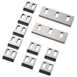 Kit Lame per Trituratore Industriale in Acciaio Legato, 9 Lame Rotanti e 2 Fisse ad Alta Durezza SKD-11 Compatibili - Product Image 1