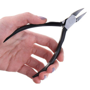 Cortauñas de Acero Inoxidable Negro de Diseño Superior 2026, Personalizado para Arte de Uñas, Eliminador de Cutículas y Piel Muerta, Cortador de Bordes - Product Image 5