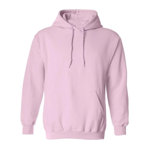 <b>Men's</b> <b>Purple</b> Fleece Hoodie Drawstring Kangaroo Pocket Regular Fit Solid Casual <b>Sweatshirt</b> - Product Image 2