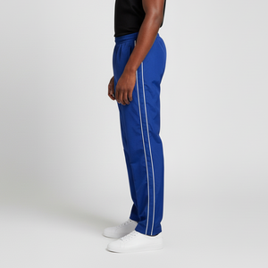 Pantalons de jogging amples à jambe large avec patchs brodés imprimés personnalisés OEM, style vintage délavé à l'acide - Product Image 1