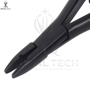 Heavy Duty Black Hair Extensions Plier Steel Human Hair Extensions <b>Clamp</b> For Removing Micro Link Bead With Ergonomic Grip - Product Image 5