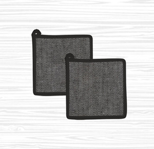 Indian Premium Cotton Woven Pot Holder Custom Color Yarn Dyed Heat Resistant Eco - Sustainable Washable Kitchen <b>Home</b> <b>Textile</b>. - Product Image 5
