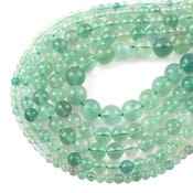 Cuentas Sueltas de Fluorita Verde Natural de Alta Calidad, 20 Quilates, para Fabricación de Joyas, Pulseras, Collares, Accesorios DIY - Product Image 2
