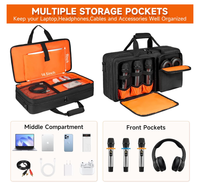 Sac de rangement rembourré pour contrôleur DJ, étui antichoc pour Pioneer / Numark / Roland (21,5 x 12 x 2,5 pouces), vente en gros - Étui uniquement