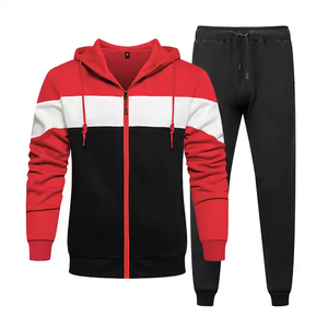 Ensemble de survêtement décontracté pour homme avec logo personnalisé, sweat-shirt vintage et pantalon de jogging respirant en polyester/coton, livraison DDP - Product Image 3