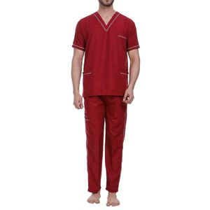 All Day Comfort Women Hospital Uniform Breathable Nursing <b>Scrub</b> <b>Set</b> With Matching Pants For Medical Professionals - Product Image 1