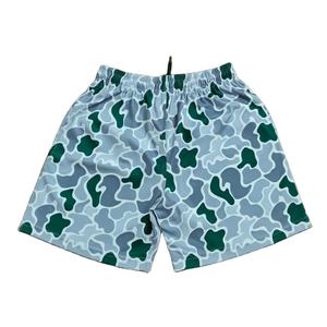 Men's Customizable Logo Basketball Shorts Double-<b>Layer</b> Mesh Fabric with Real Sublimation and Embroidery shorts - Product Image 2