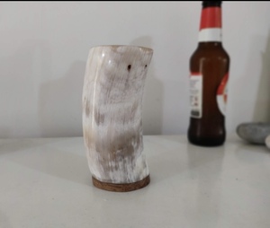 Vaso para Beber de Cuerno de Búfalo, Forma Natural, Pulido, Moderno, Ecológico, Hecho a Mano, Artículo de Colección, Decoración para el Hogar - Product Image 3