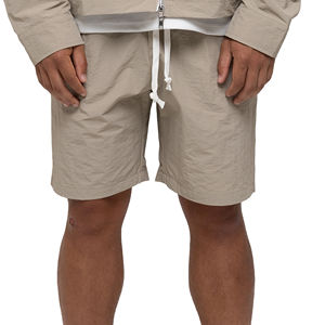 Ensemble short et coupe-vent pour homme, course en plein air, tissu léger réfléchissant, respirant, confortable, survêtement coupe-vent pour homme - Product Image 2