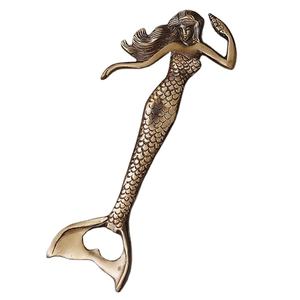 Nouvelle forme de sirène ouvre-bouteille en laiton or ouvre-bouteille en laiton bière ouvre-bouteille Bar cadeau Bar boîte pour la maison ensemble de vin boîte - Product Image 1