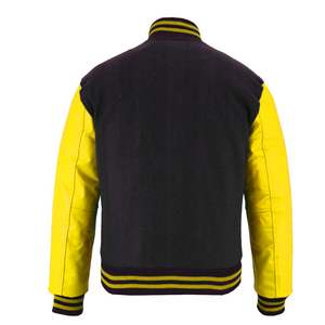 Chaqueta de exterior para hombre de alta calidad fabricada en fábrica, chaqueta universitaria de béisbol personalizada OEM, chaqueta universitaria de nuevo diseño para hombre - Product Image 6