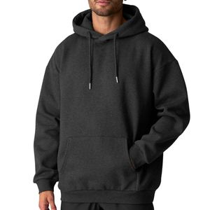 Sudadera con Capucha Oversize para Hombre, Estilo Urbano, Gruesa, Informal, de Forro Polar, Chaqueta con Capucha, Venta al por Mayor, Fabricante OEM ODM - Product Image 2