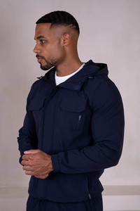Veste et pantalon cargo coupe-vent pour homme avec logo personnalisé du fabricant, 2 pièces, vêtements d'extérieur légers et imperméables, veste softshell sportive - Product Image 4