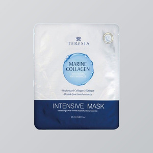 มาส์กหน้าเกาหลี K-Beauty Tersia Marine Collagen Intensive Mask Sheet Pack 10 แผ่น ผลิตในเกาหลี - Product Image 1