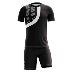 Ensemble d'uniformes de football sur mesure de haute qualité pour adultes vente en gros de quantité minimale de commande bas Football vêtements de sport de qualité supérieure séchage rapide couleur unie - Product Image 2